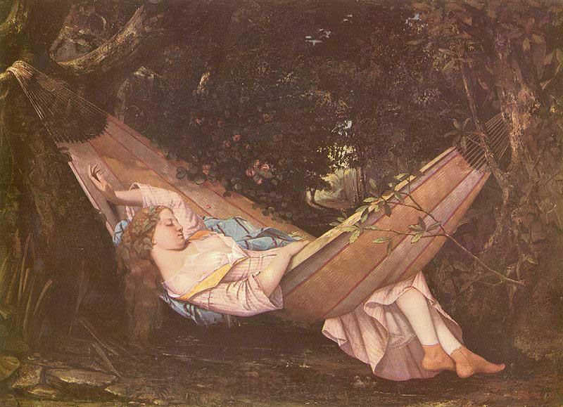 Gustave Courbet The hammock